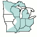 Range of Acer rubrum