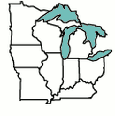 map of the Midwest